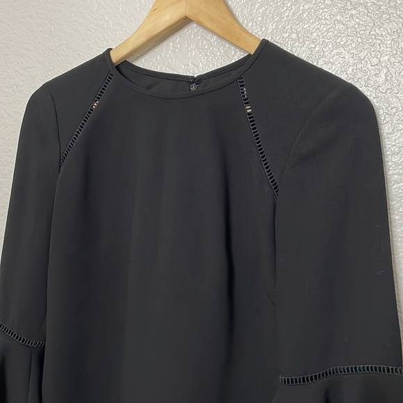 CHELSEA28 Dress With Bell Sleeves | Black | Size 6 - Picture 3 of 9